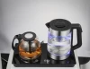 Electric Water Kettle Glass Double Kettle Temperature Control Cordless Glass Electrical Kettles