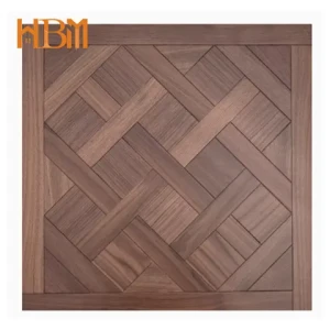 Elegant Black walnut New Versailles tiles Parquet Wood flooring tiles design