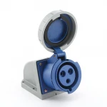EN/IEC60309 IP67 32A  3pin 2P+E industrial plug and panel mount socket