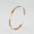 Import European 6mm Stainless Steel Cuff Nevertheless She Persisted Letter Carved Bracelet bangle from China