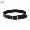 European and American leather choker collar belt necklace female dark necklace
