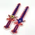 Import EVA Foam Sword And Shield Funny Non Toxic Children Eva Material Cheap Toy Sword from China