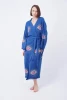 Evil Eye Kimono Long Robe Beachwear Cover Long Length Embroidery Printed Kimono Robes For Womens Best Selling Handmade Robe