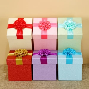 Exquisite Birthday Gift Box, Empty Packing Box Custom Made