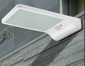 Exterior Solar Security Wall Lights Lamp, Outdoor Motion Sensor solar wall Light garden light