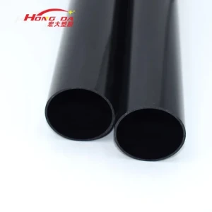 Extrusion Pipe ABS Plastic Customize Different Sizes Black Hongda Customer Customized Extruding   Moulding,cutting