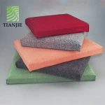 Fabric wrapped acoustic panel cinema soundproof materials