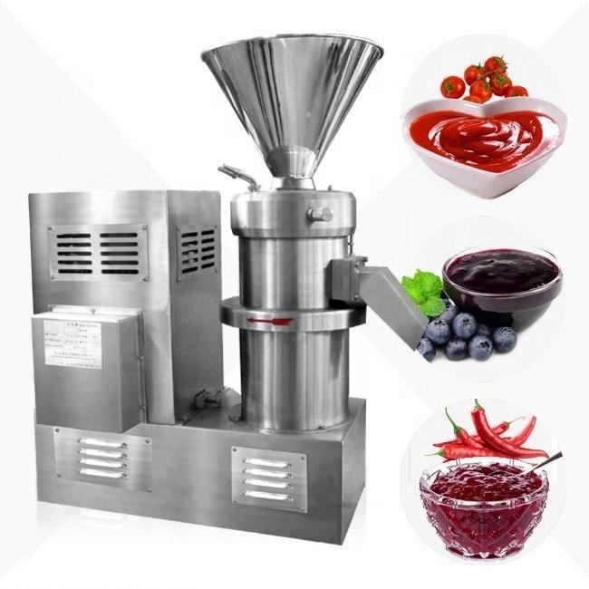 factory almond milk processing machine tahini making machinery commercial colloid mill feed grinder macadamia nuts sauce maker