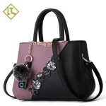 Factory Custom Style LOGO Designer Fashion Luxury For Bags Women Ladies Genuine Leather Flower Vase Handbag
