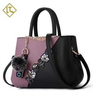 Factory Custom Style LOGO Designer Fashion Luxury For Bags Women Ladies Genuine Leather Flower Vase Handbag