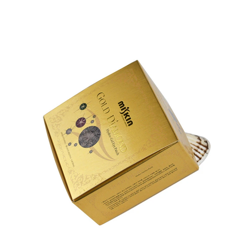 Factory Customized Gold  Cardboard Sunscreen 30 Glass Bottle Cosmetic Paper Packaging Box