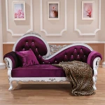 Factory direct french design hotel antique chaise lounge sofa