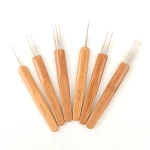 Factory direct hot sale dreadlocks hooks crochet needle dread pin 0.5mm 0.75mm hair crochet hook