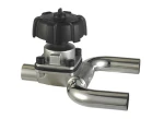 Factory Direct Hot Sale High Quality Stainless Stee Sanitary Clamped 3 Way U Type Diaphragm Valve