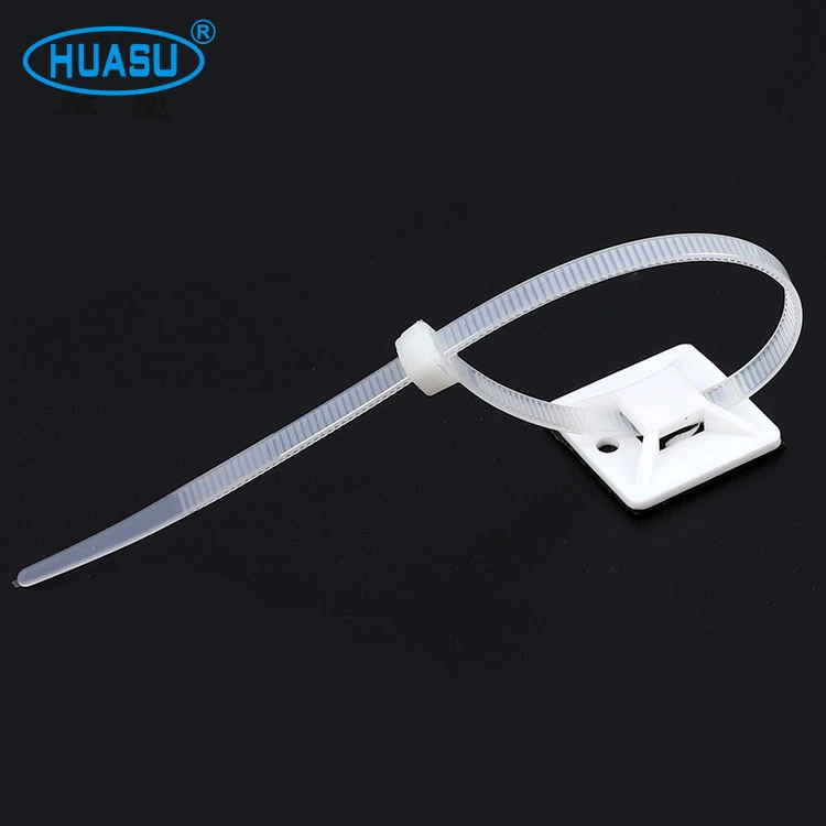 Factory Direct Sale Nylon 30*30MM Self Adhesive Cable Tie Mount