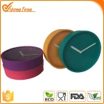 Factory direct silicone mechanical wall clock China