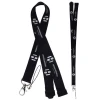 Factory Directly Supply OEM & ODM High Quality Sublimation 3/4 Polyester Metal Hook Custom Logo Lanyard with Phone String