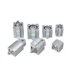 Factory for Pneumatic small thin cylinder with magnetic outer and inner teeth compact SDA