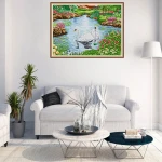 Factory hotsale embroidery kit cross stitch patterns Needlework starter set fabric diy folk crafts