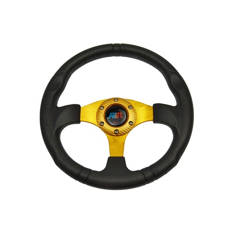 Factory multi-color 320mm pu racing steering wheels for car