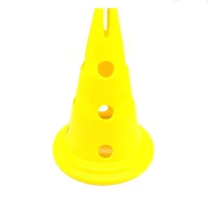 Factory newest design PVC plastic obstacle cones football soccer training marker cones