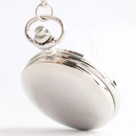 Factory Price OEM Silverr Full steel Antique Vintage Style Pocket Watch