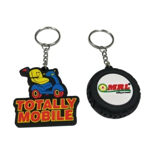 Factory Promotion rubber key chains key holder custom shape 3D Soft PVC Rubber Keychains