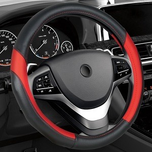 Factory Supply Directly PU Leather High Quality Universal Fashion car Steering Wheel Cover