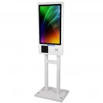 Factory supply floor standing 32 Inch food  restaurant ordering machine in payment kiosks