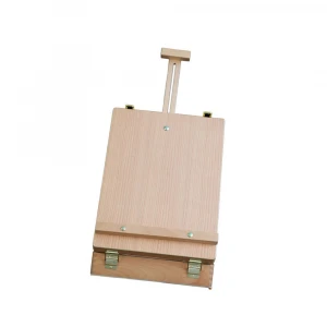 Factory Supply Natural Durable Floor Easel Box Tabletop Wood Easel Box