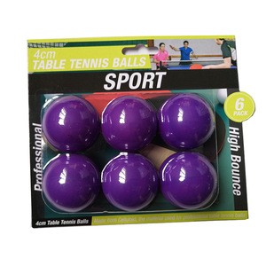 Factory wholesale cheap ping pong ball 40mm table tennis ball PP plastic pingpong ball