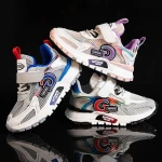 Factory wholesale fashion new childrens sports shoes breathable soft sole casual shoes big kids  net shoes