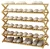 Import Factory wholesale home solid wood folding shoe rack in bedroom and porch from China