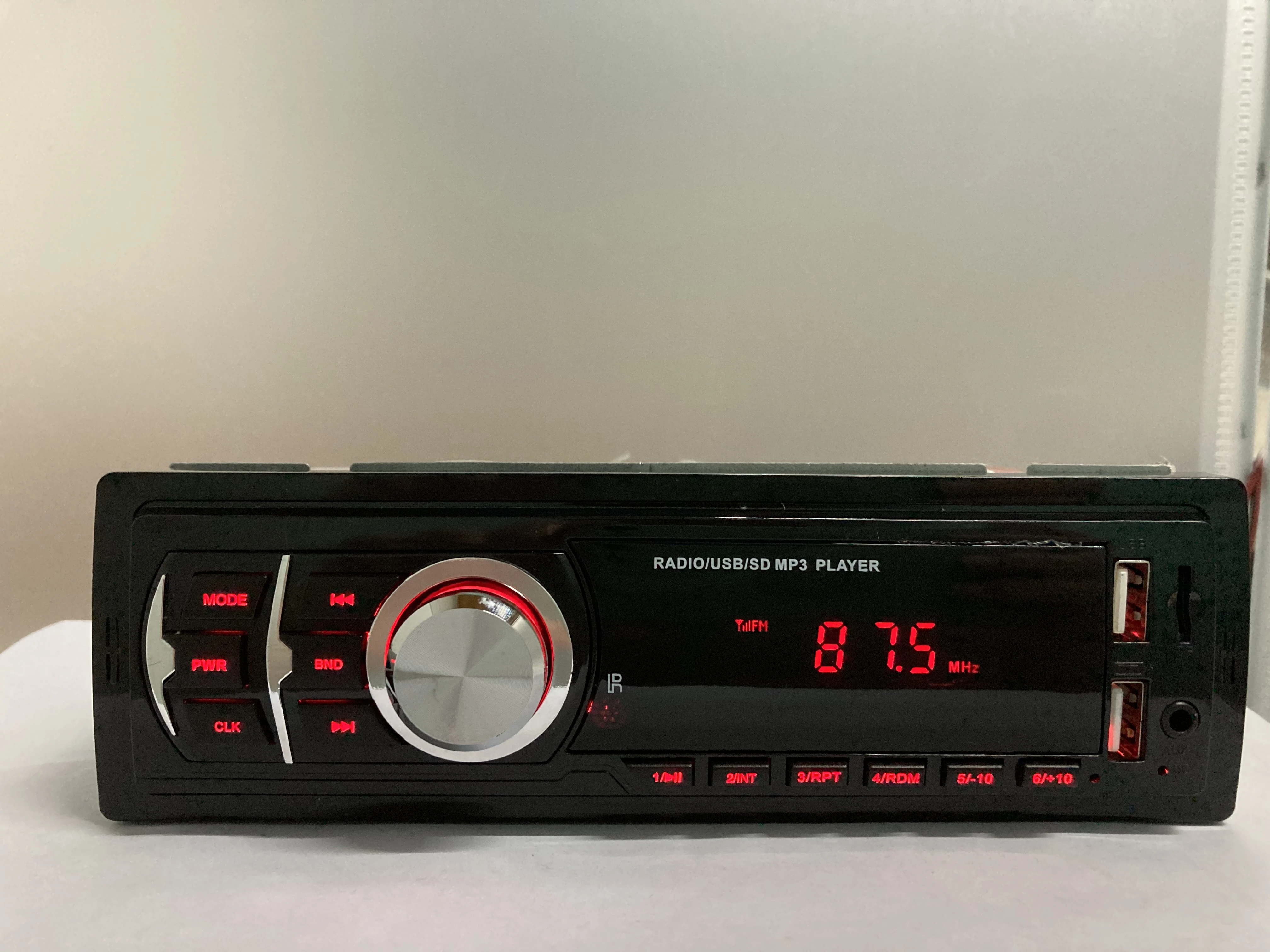 Factory Wholesale Radio Car Audio Mp3 LED Display Auto Music Player 2 Usb Remote Car Mp3 Player