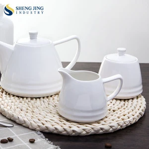 Factory Wholesale Unique Sugar Bowl Ceramic Tea Coffee Sugar Pot For Cafe