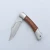 Import Factory wholesale wood handle folding knife stainless blade with color wood handle from China