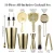 Import Fangjuu Wholesale 11-Piece Bar Tool Bartender Kit with Bamboo Stand, Bartender Cocktail Shaker Set with Stand from China