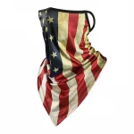 Fanni Hot Selling Unisex US lolong Face Bandana Ear Loops Ear Hanging Face Covering Neck Gaiters