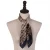 Import Fashion multicolor artificial silk twill snake print square neck scarf handkerchief for women from China