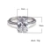 Import Fashion Silver Big Oval Zircon Diamond Ring Fashion Jewelry CZ Cubic Zirconia Wedding Engagement Ring For Women from China