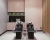 Import Fashionable barber shop interior design hair salon station mirror 3D design from China