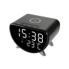 Fast Charger Alarm Clock Wireless Charger Date Temperature Display 15W digital clock alarm clock Wireless Charger