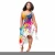 Import FE003 spring/summer 2021 casual fashion splash-ink print halter dress from China