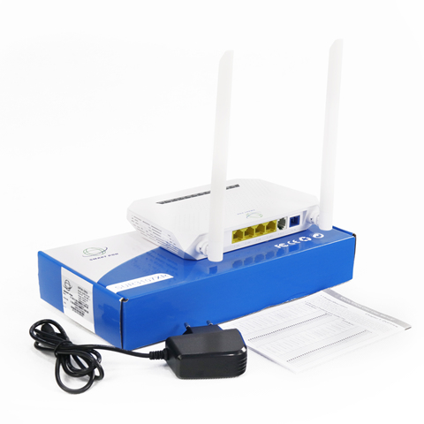 Buy Fiber Equipment Modem Router Onu Epon 1ge+3fe+wifi+1pots Gpon Gepon ...