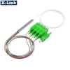 Fiber Optic  Equipment Planar Lightwave Circuit(PLC) splitter Coupler Mini Tube Spltter