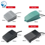 Field switch sales normally open type foot switch/single pedal industrial pedal electric foot pedal