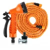 Flexible garden hose holder With multifunctional spray gun nozzle customized color / size