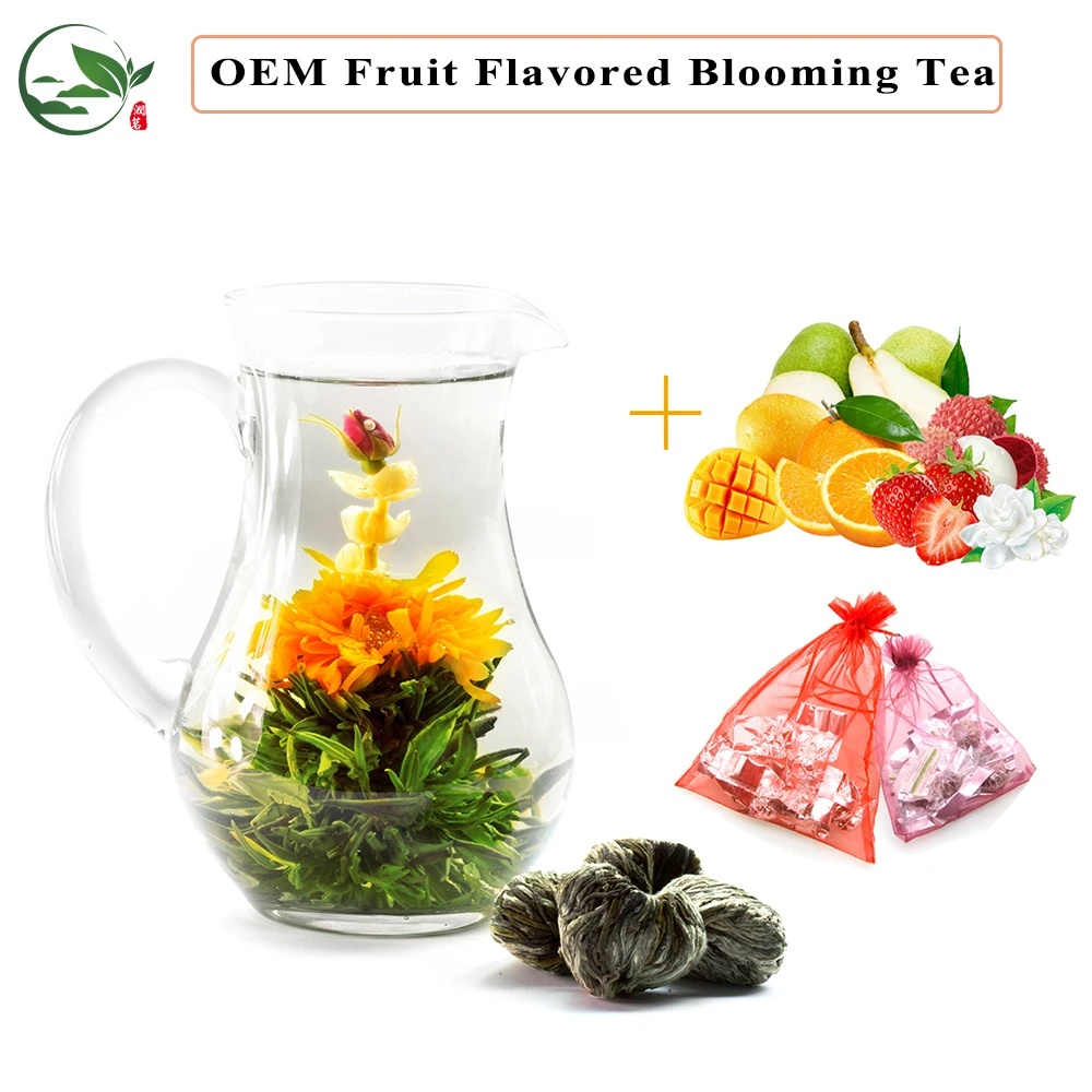 Floral Blooming Flower Jasmine Lychee Ball Flower Tea Chrysanthemum For Coctails Balls and Wholesale From Guangdong Guangzhou