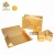 Import Folding Golden Paper Mooncake Box with Golden Paper Bag from China
