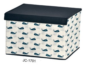 Folding High-Capacity Cute Whales Room Clothes Organization Storage Box